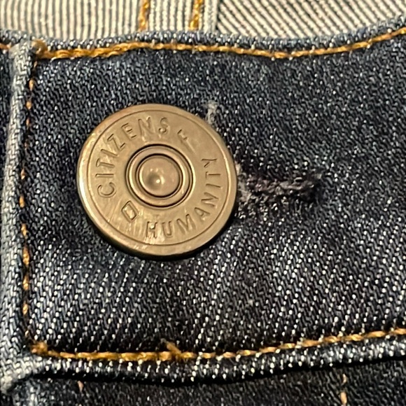 Citizens of Humanity Rocket High Rise Skinny Jeans Size 27P Petite Dark Stretch - Picture 3 of 9
